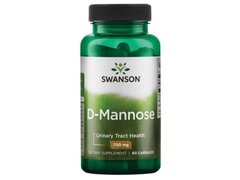 D-Mannose (D-Manoza) 700 mg 60 Capsule (Infectii urinare) Swanson